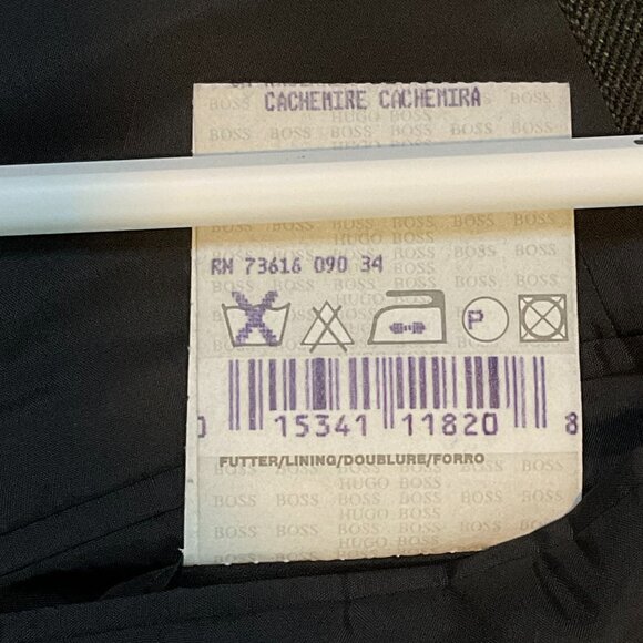 HUGO BOSS Blazer Sports Coat Suit Jacket Size 42S Cashmere & Wool USA Made - Picture 8 of 12